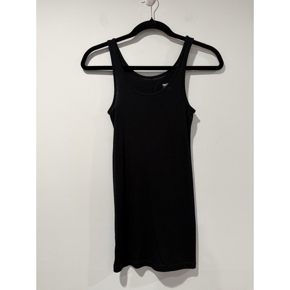 Mossimo Tunic Tank Top Womens XS Black Stretch Minimal Travel Base Layer Basic